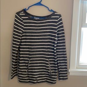 Loft Sweater with pouch zip pocket